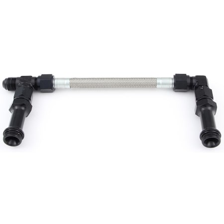 Fragola 920023-BL Holley 4150 -8 AN Pro Stock Fuel Line Kit, Black FRG920023-BL