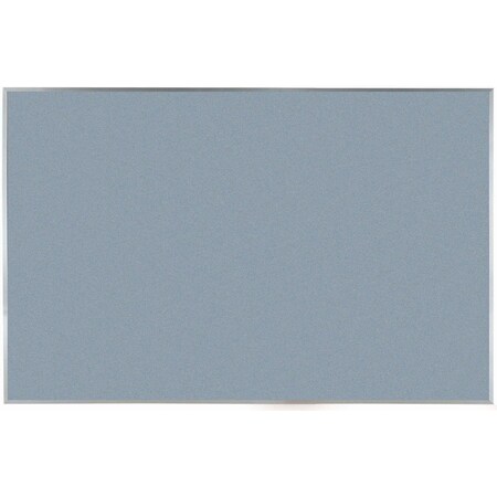 Aarco VIC Cork Bulletin Board w/ a Clear Satin Anodized Aluminum Frame, Duck Egg 48''Hx72''W DW4872162