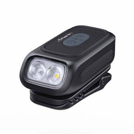 Fenix Lighting Fenix E04R Clip-on Flashlight, Lithium Ion, White/Multi Color LED, 300lm, Black E04R Black