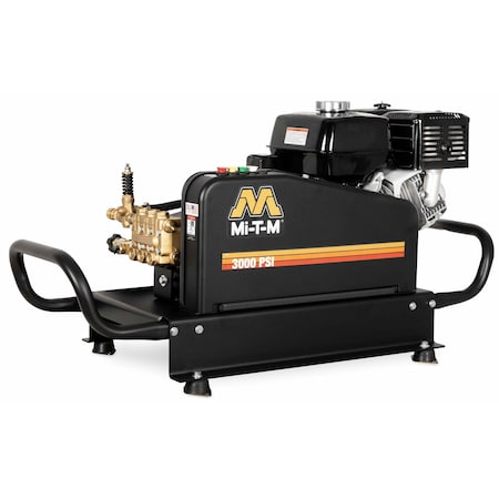 Mi-T-M Gas-Powered Pressure Washer, Skid Mount GTM-3005-H6G0ME