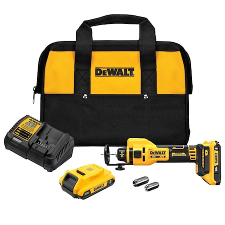 Dewalt Cut-Out Tool Kit, 1/8", 5/32", 1/4" Collet DCE555D2