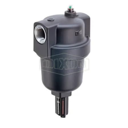 Dixon Compact Jumbo Compressed Airline Filter with Automatic Drain and Sight Glass, 2 in Port, 40 micron, F18-C00A