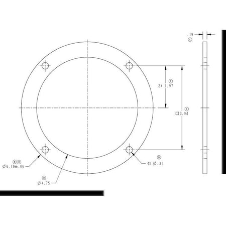 Trimark Rod coupling 3.01 1/4-20 thread 14809-01