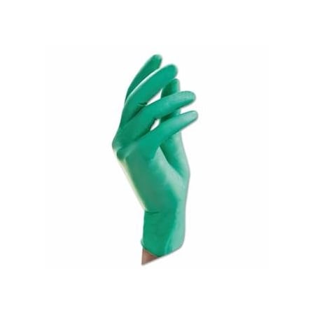 Ansell NeoTouch, 25-201 Extended Cuff Disposable Gloves, Powder Free, Textured, 5.1 mil, Small, Green 748-25-201-S