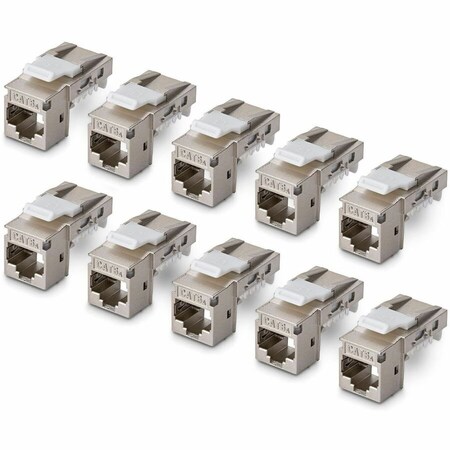 Startech.Com 10-PACK OF SHIELDED CAT6A RJ45 STP KEYSTONE JACKS IS IDEAL FOR PATCH PANELS AND, 10PK C6AKEYTLSTP9010PK