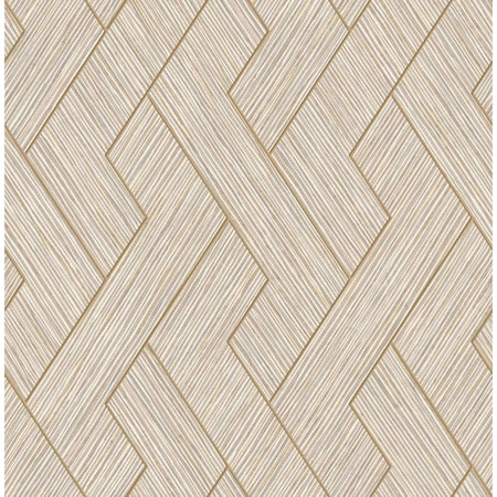 Advantage Ember Taupe Geometric Basketweave Wallpaper 4125-26730