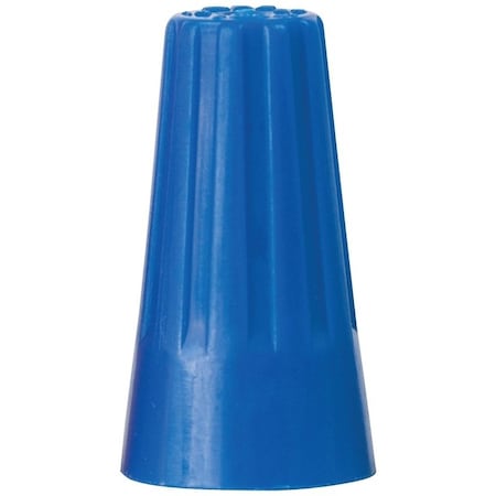 Gardner Bender WireGard 2 Wire Connector, 22 to 16 AWG Wire, Steel Contact, Polypropylene Housing Material, Blue 25-002