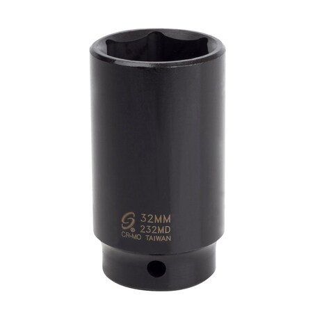 Sunex 1/2 in Drive 32Mm Deep Impact Socket 232MD