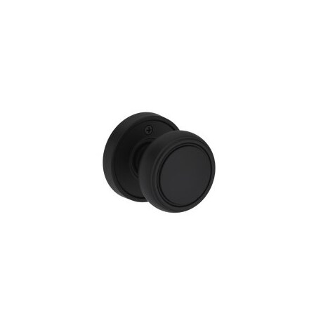 Baldwin Residential Door Knobs Half Dummy Reversible Satin Black HDBRERRR190
