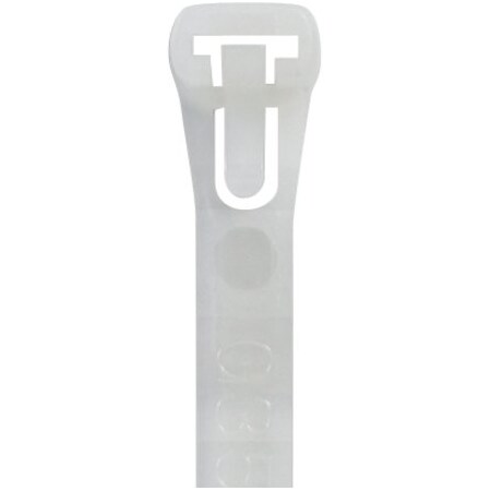 Partners Brand Cable Tie, 10 in L, Natural, 50 lb Strength, 1000 PK CTR10A