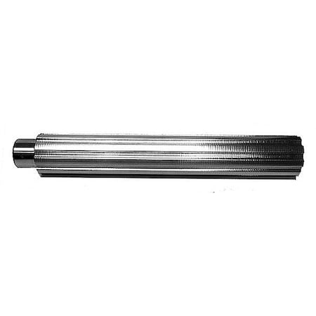 Zoro Select TimingPulleyBarStock, Aluminum, L11in 24H-PS10A
