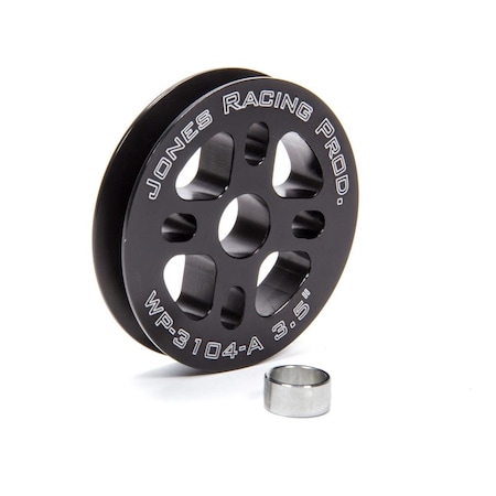 Jones Racing Products WP-3104-A-3.500 3.5 in. V-Belt Alternator Drive Pulley JRPWP-3104-A-3.500