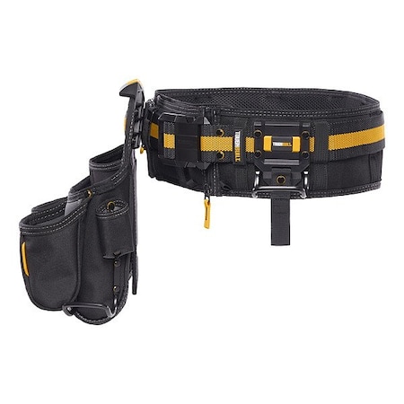 Toughbuilt Belt, 48-32 in, Blk/Ylw, 4.75 inW TB-CT-102-3P