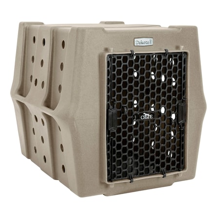 Dakota 283 CRaTE - Canine Rough and Tough Economy Kennel - Intermediate - Sandstone D2-CRATE-MD-SAN