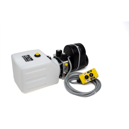 Chief Hydraulic Power Unit, Dual Valves, 12V DC, Double Acting, Solenoid Operated with Two Button Remote 253343