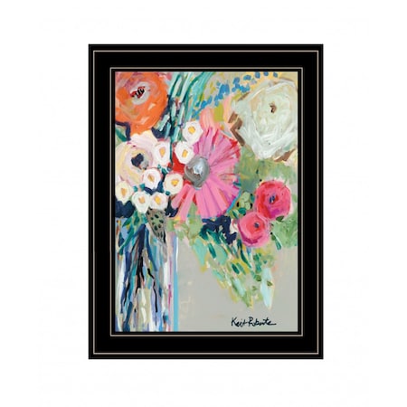 Homeroots From Mrs Hazels Garden 2 Black Framed Print Wall Art 407716