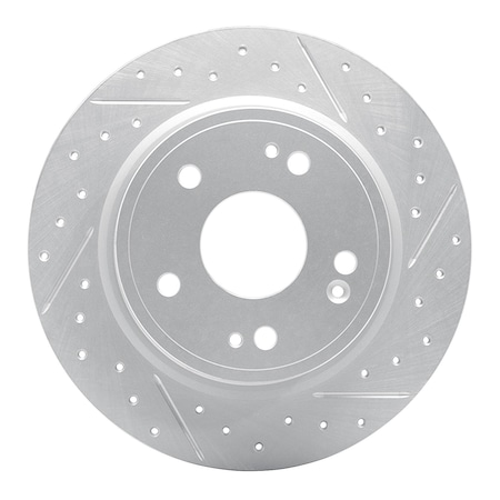 Dynamic Friction Co DFC Geoperformance Rotor - Drilled and Slotted 830-59071R