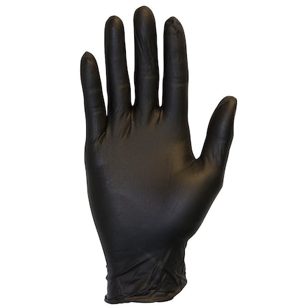 Safety Zone Nitrile Powder Free 6 mil Exam Gloves - Black, XL - Case of 1000 GNPR-XL-1-K
