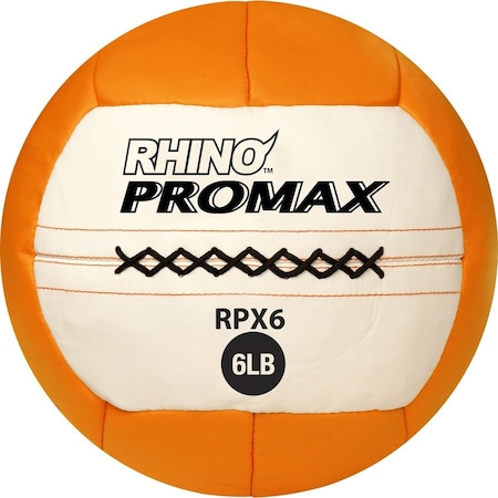 Champion Sports Medicine Ball, 6 lb, Orange rpx6