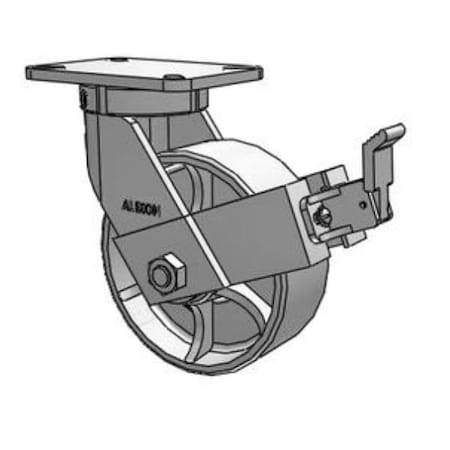 Albion 8in-cast-iron-Caster 410CA08501SFBB