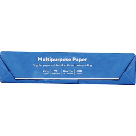 Tru Red 8-1/2'' x 11'' 20 Lb. White Copier Paper 500 Sheets TR56961