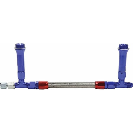 Powerhouse Fuel Line Kit-6 Line - 9.31 in. CTC Holley 4150 Series - Red & Blue PO3615378