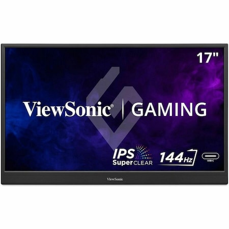 Viewsonic 17.3'' Portable 1080p 144Hz IPS Gaming Monitor with FreeSync and 60W USB-C VX1754