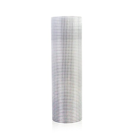 Wrightmaster 60 in. x 50 ft. 19-Gauge Reinforced Hot-Dip Galvanized Poultry Fencing, 1/2 Grid ZoroP428304