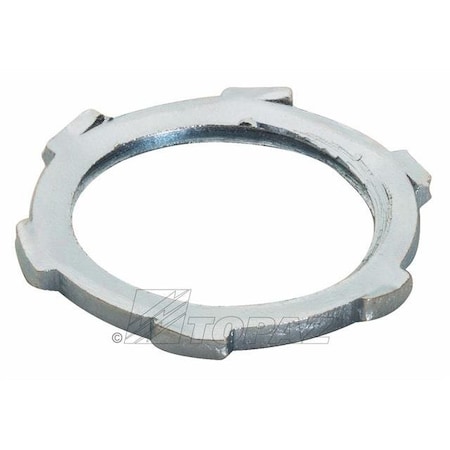 Topaz Rigid Locknut - Steel, Steel, 1/2" 281