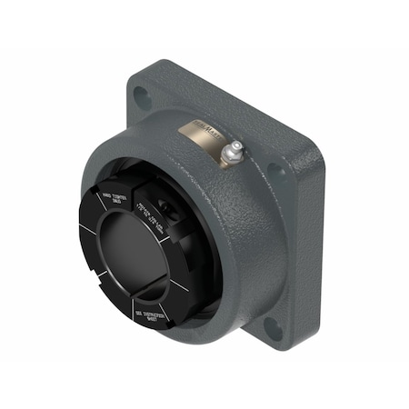 Sealmaster Mounted Cast Iron Four Bolt Flange Spherical Roller - 52100 Bearing Steel, Black Oxided USFB5000K-115