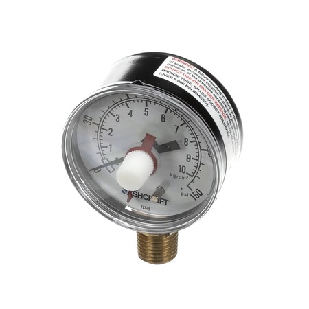Multiplex Gauge, 0-150 PSI, 1/4in NPT. Botton Mount 00211907