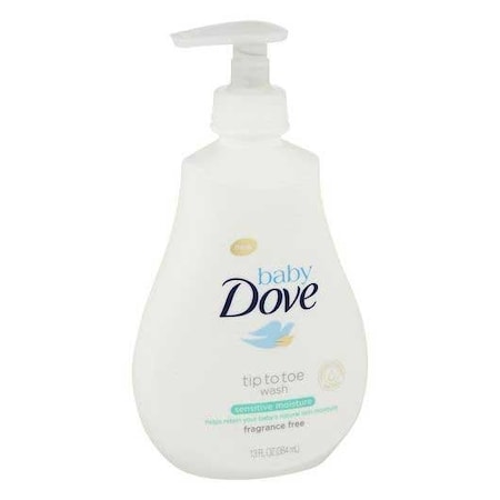 Baby Dove Tip To Toe Sensitive Moisture Body Wash, 13 Ounce, 4PK 63853