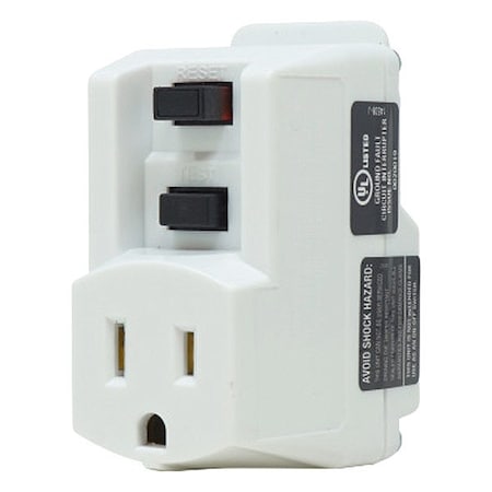 Southwire GFCI, White, 1 Outlet 14650006-6