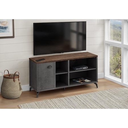 Monarch Specialties Tv Stand, 48 Inch, Console, Storage Cabinet, Living Room, Bedroom, Laminate, Grey I 2830