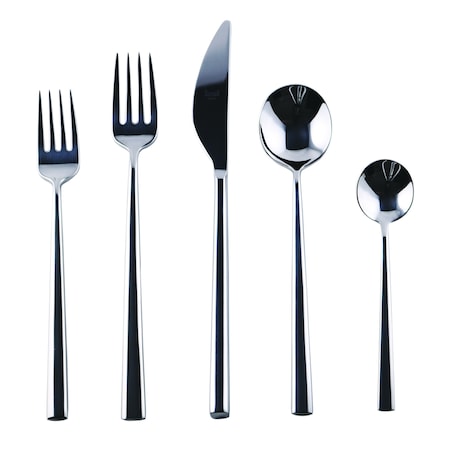 Mepra Movida Flatware Set - 20 Pieces - Stainless Steel 103722020