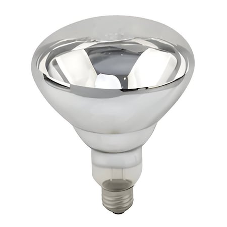 Bell Link Incandescent Heat Lamp, 250 W, BR40 Lamp CL-H250-ST