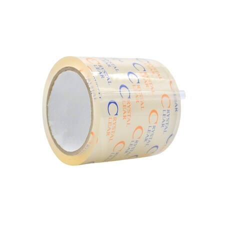 Wod Tape CST22CC Crystal Clear Carton Sealing Packaging Tape 2.2 Mil UV Resistant: 49 in. x 55 yds WOD CST22CC-49000-LOG-55-CLE