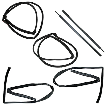 Fairchild Industries Weatherstrip Kit: Door Seals, Belt Weatherstrips, & Glass Run Channels KD3012-6
