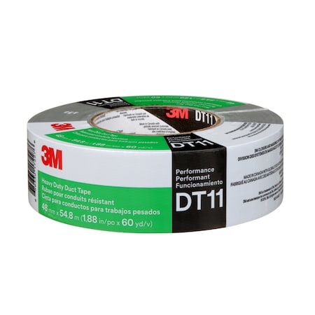 3M Duct Tape, Silver, 60 yd L, 1-7/8 in W DT11
