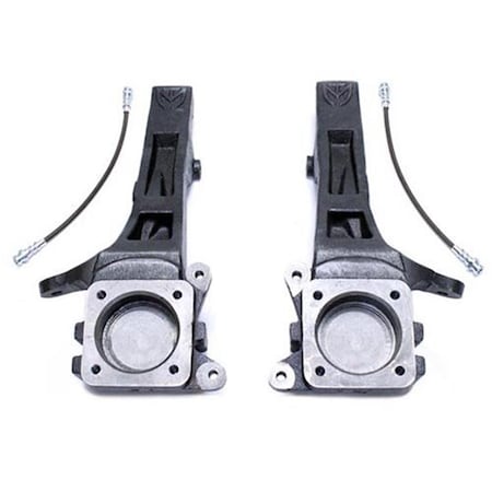 Maxtrac Suspension 4 in. 2WD Lift Spindles with 6-Lug Extended Brake Lines for 2005-2016 Tacoma MXT706840