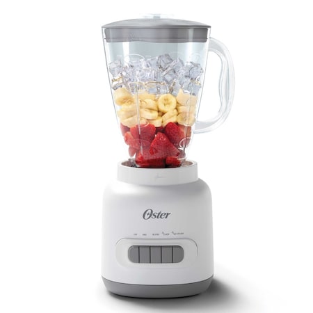 Oster 6 Cup 5 Speed 700 Watt Plastic Jar Easy To Use Blender in White 2163695