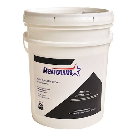 Renown Multi Speed Floor Finish 5 Gal. Pail REN047