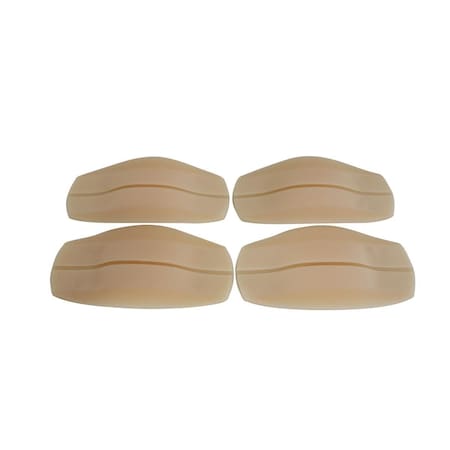 Unilution Flirtzy Soft Silicone Bra Strap Cushion Holder Non-Slip Shoulder Protecting Pads - Pack of 2, 2PK 92600-2Pack-Nude