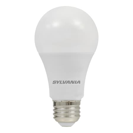 Ledvance/ Sylvania LED A19, 9W, Dimmable, 80CRI, 800 Lumen, 4000K, 15000 Life, E26 MediumBase, FROSTED LED9A19/DIM/O/840/U