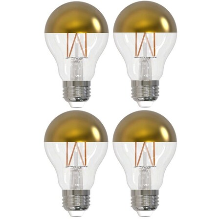 Bulbrite 40 - Watt Equivalent A19 Dimmable Medium Screw LED Light Bulb Warm White Light 2700K, 4PK 862840
