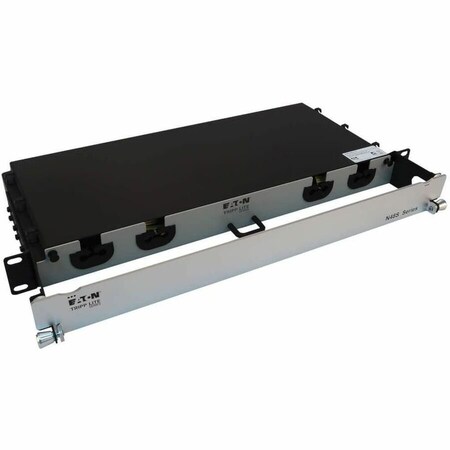 Eaton Tripp Lite Series Preloaded Fiber Panel, 1U - 2x 12F MTP/MPO-APC to 4x LC Duplex F/M 8F Trunk, RJ45 N48S-2M8L4-20