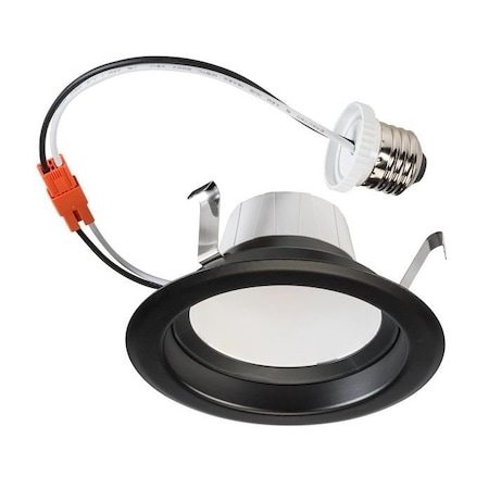 Keystone 5â€/6" Circular LED Residential Retrofit | Black Trim | Power Select 14/10/8W | Color Select 2700/3 KT-LED14PSRD-6C-9CSF-DIM-B