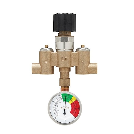 Leonard Valve Emergency Eye Wash Valve, 1/2 in Inlet EXL-300-LF