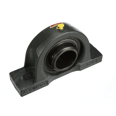 Sealmaster Mounted Cast Iron Two Bolt Pillow Block Ball Bearing - 52100 Bearing Steel, Black Oxided MPD-47