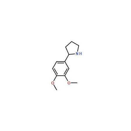 Ak Scientific 2-(3, 4-Dimethoxy-phenyl)-pyrrolidine (5g), CAS 367281-00-3 1733AE-5g